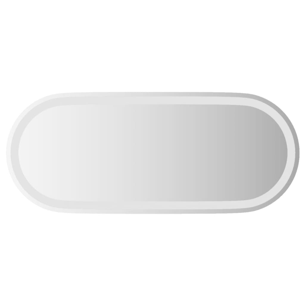 Vidaxl Mirror de baño LED ovalado 90x40 cm