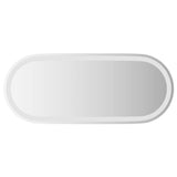 Vidaxl Mirror de baño LED ovalado 90x40 cm