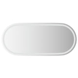 Vidaxl baderomsspeil LED Oval 100x45 cm