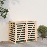 Vidaxl Container Storage Double Solid Pine