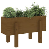 Vidaxx Pflanzgefäß 62x30x38 cm massives Kiefernholz honigbraun