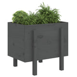 Vidaxl Planning Box 62x50x57 cm Solid Pine Grey