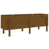 Vidaxx Pflanzgefäß erhöht 160x50x57 cm massives Kiefernholz honigbraun