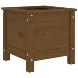 VidaXL Planning box 40x40x39 cm Solid pine honey brown