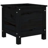 Vidaxx Pflanzgefäß 40x40x39 cm massives Kiefernholz schwarz