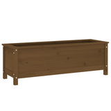 Vidaxl Planter höjde 119.5x40x39 cm Solid Pine Honey Brown