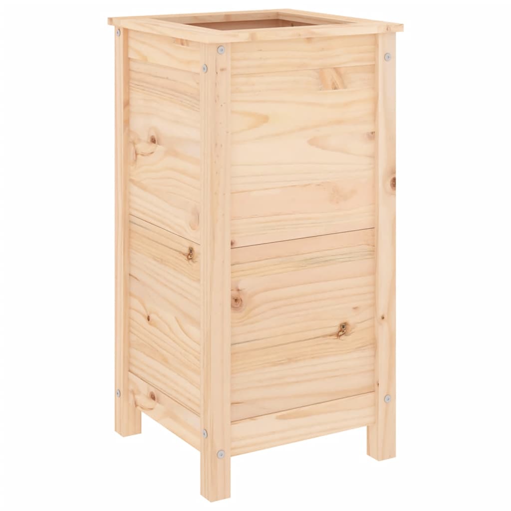 Vidaxx Pflanzgefäß 40x40x78 cm massives Kiefernholz