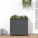 Vidaxl Planning Box 82.5x40x78 cm Solid Pine Grey