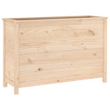 Vidaxl plantenbak verhoogd 119,5x40x78 cm massief grenenhout