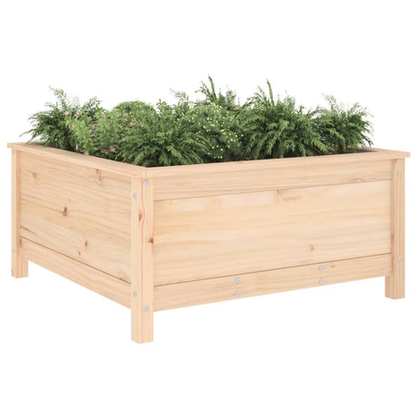 Vidaxx Pflanzgefäß 82,5x82,5x39 cm massives Kiefernholz
