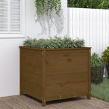 Vidaxx Pflanzgefäß 82,5x82,5x78 cm massives Kiefernholz honigbraun