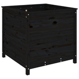 Vidaxl Planning box 82.5x82.5x78 cm Solid pine black