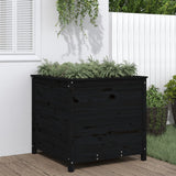 Vidaxl Planning box 82.5x82.5x78 cm Solid pine black