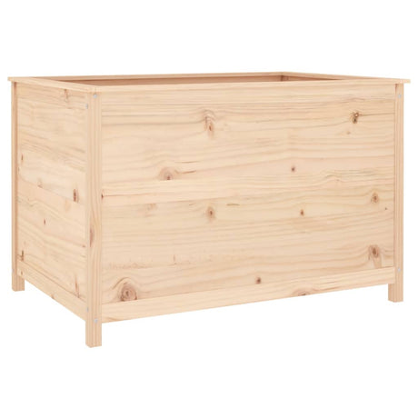 Vidaxx Pflanzgefäß erhöht 119,5x82,5x78 cm aus massivem Kiefernholz