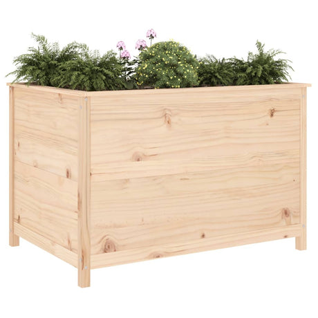 Vidaxx Pflanzgefäß erhöht 119,5x82,5x78 cm aus massivem Kiefernholz