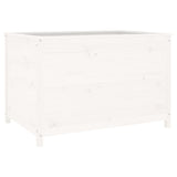 Vidaxl fioriera sollevata 119.5x82.5x78 cm Pine bianco bianco