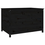 Vidaxx Pflanzgefäß erhöht 119,5x82,5x78 cm massives Kiefernholz schwarz