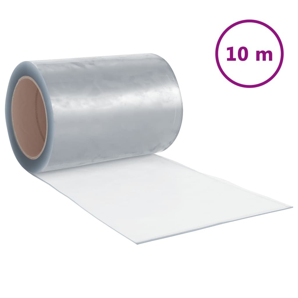 Vidaxl -Türvorhang 300x2,6 mm 10 m PVC transparent