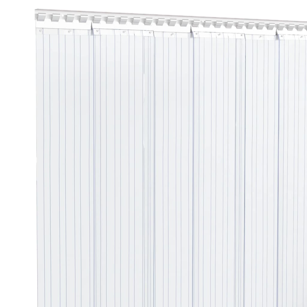 Vidaxxl Türvorhang 200 mm x 1,6 mm 10 m PVC transparent