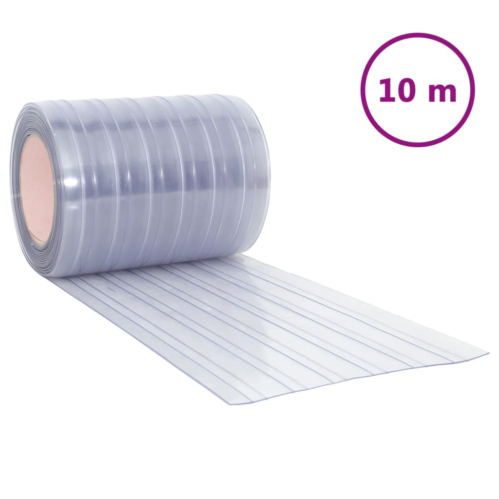 VIDAXL Dveře opona 300x2,6 mm 10 m PVC Transparent