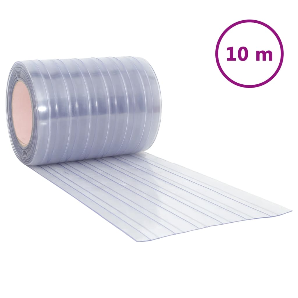 Vidaxx Türvorhang 300x2,6 mm 10 m PVC transparent