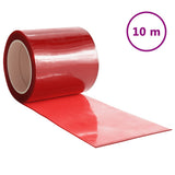 VidaXL Türvorhang 200x1,6 mm 10 m PVC rot