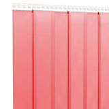 VidaXL Türvorhang 200x1,6 mm 10 m PVC rot