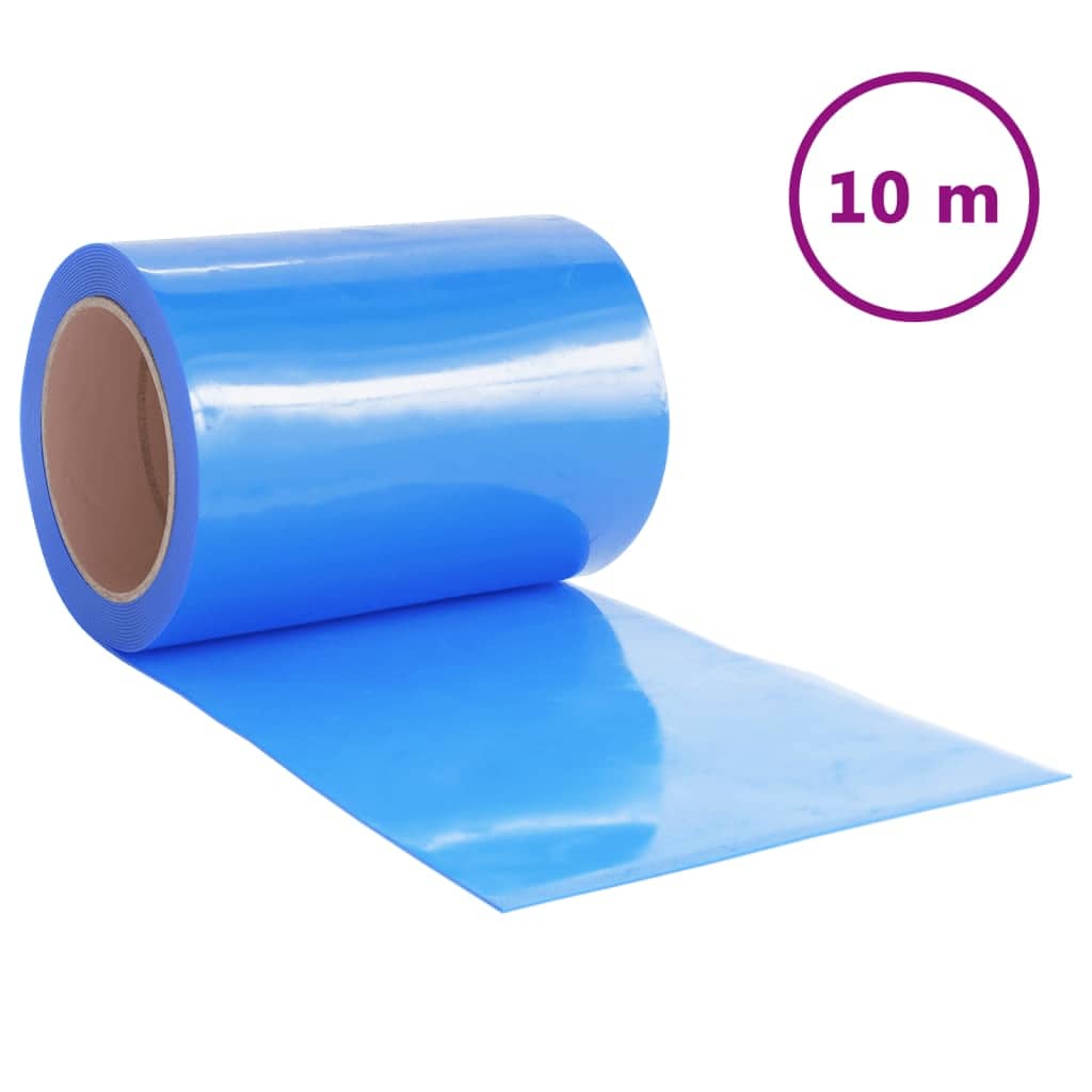 Vidaxx Türvorhang 300x2,6 mm 10 m PVC blau