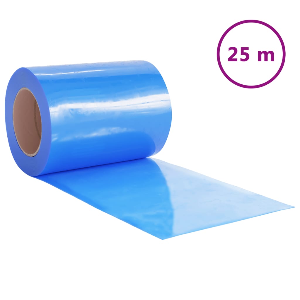 Vidaxl Door Curtain 300x2,6 mm 25 m PVC Blue