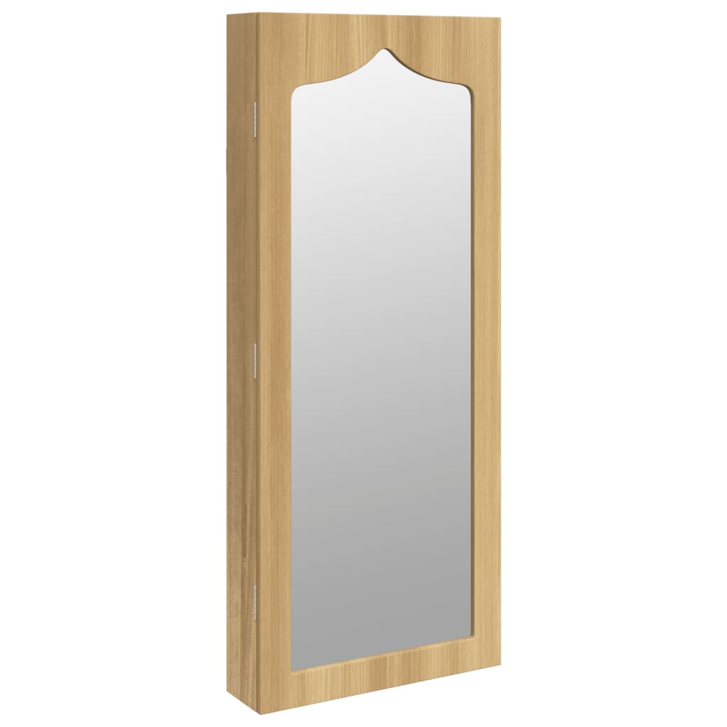 Vidaxx Schmuckschrank mit Spiegel zur Wandmontage 37,5x10x90 cm