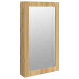 Vidaxx Schmuckschrank mit Spiegel und LED-Wandmontage
