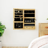 Vidaxx Schmuckschrank mit Spiegel und LED-Wandmontage
