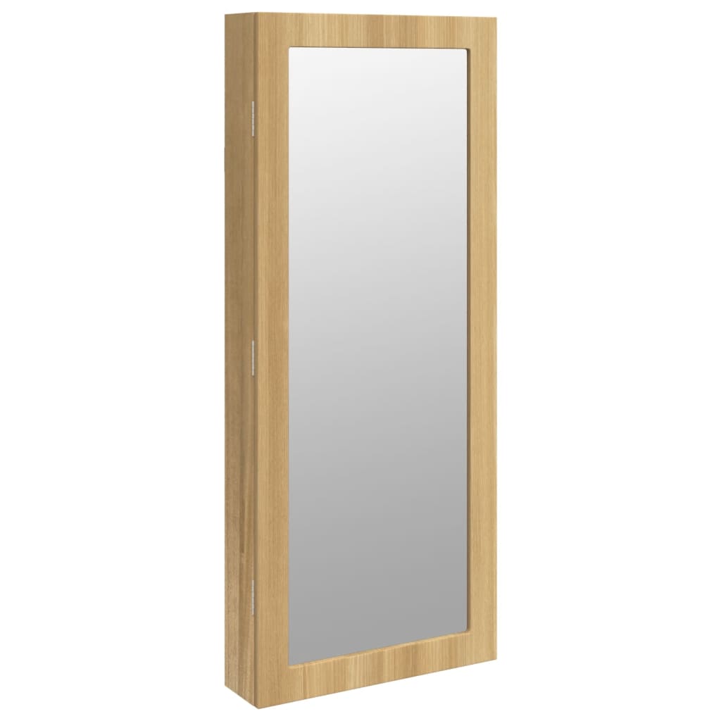 Vidaxl jewelry cupboard with mirror and LED wall -mounted