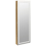 Vidaxx Schmuckschrank mit Spiegel und LED-Wandmontage