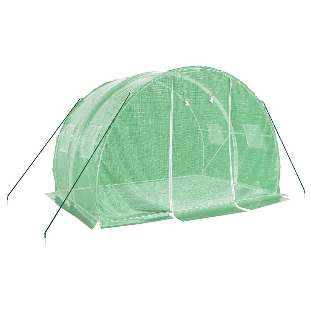 Vidaxxl Gartengewächshaus mit Stahlrahmen 6 m² 3x2x2 m
