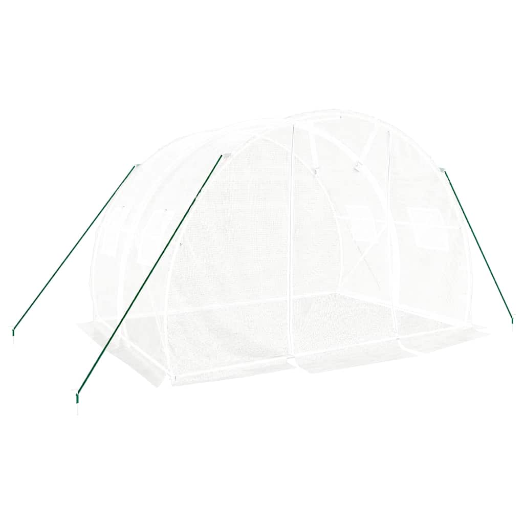 Vidaxxl Gartengewächshaus mit Stahlrahmen 6 m² 3x2x2 m