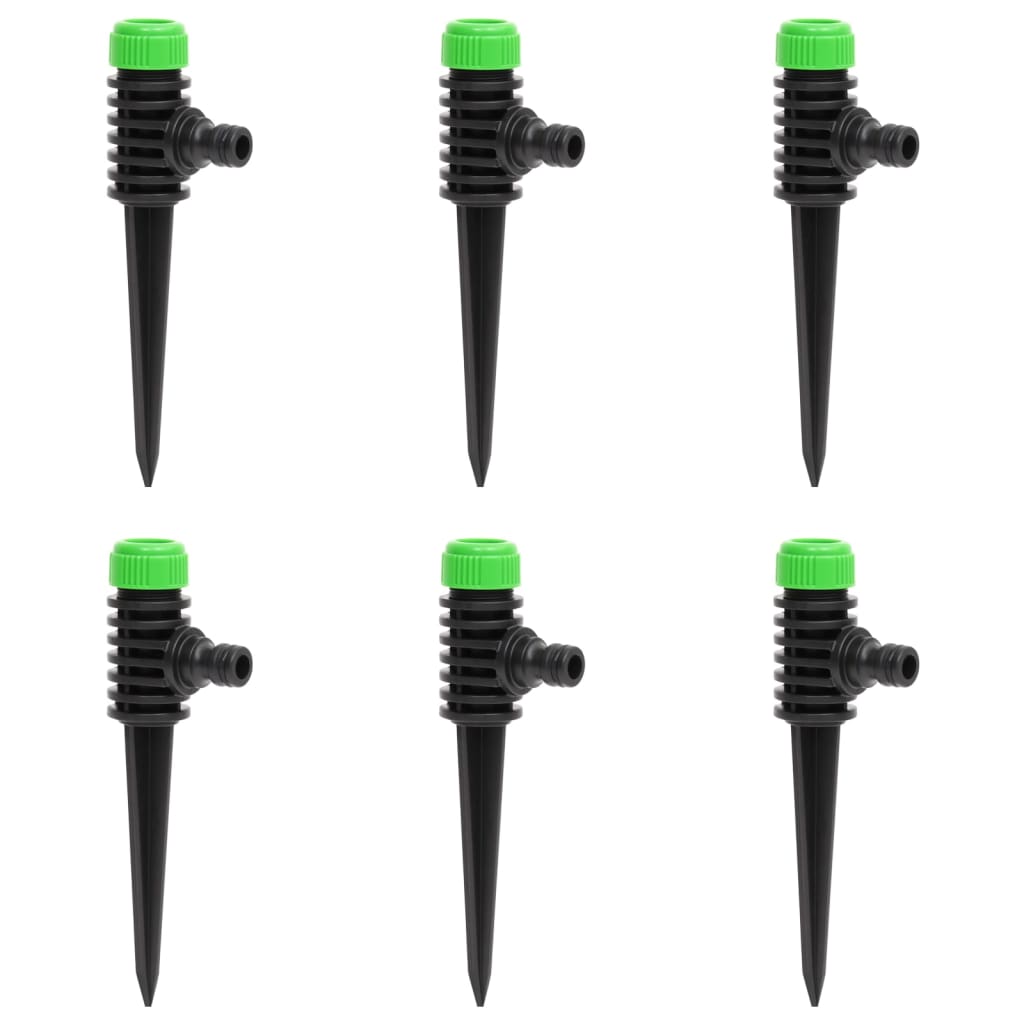Vidaxx Düsen 6 Stück 3x6x19,5 cm ABS und PP grün und schwarz