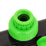 Vidaxx Wasserhahnadapter 4-Wege 19,5x6x11 cm ABS PP grün und schwarz