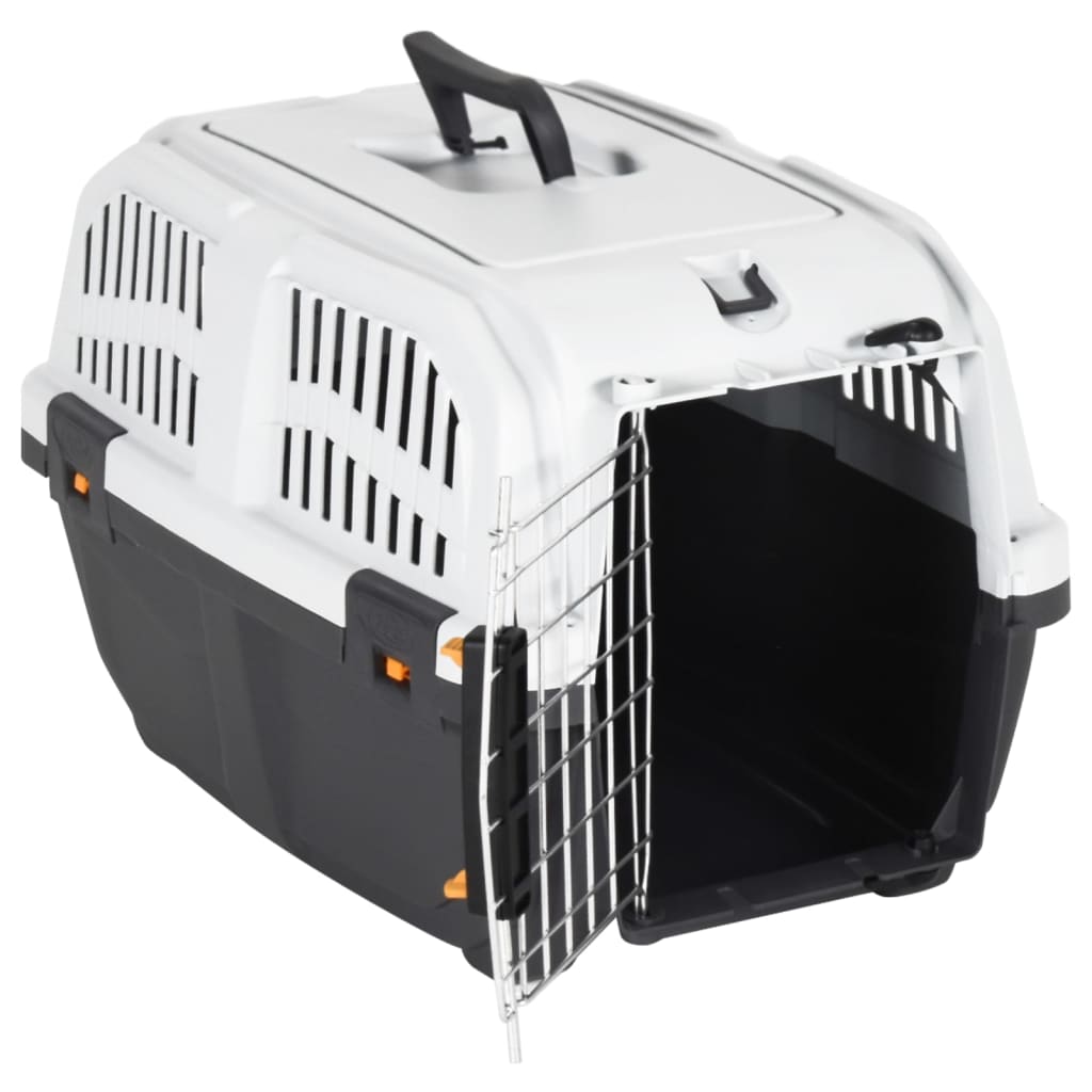 Vidaxl Travel Basket con porta in metallo 48x31.5x31 cm polipropene