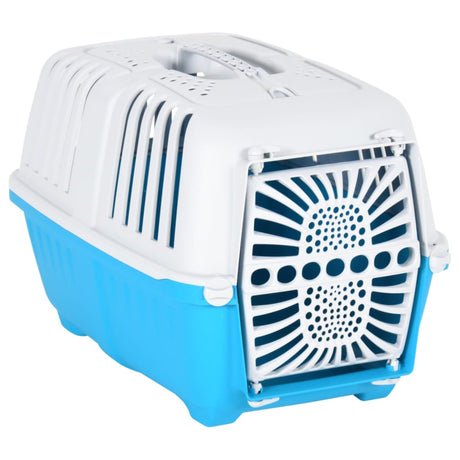 VIDAXL -Reisekorb 48x31.5x33 cm Polypropen weiß und blau