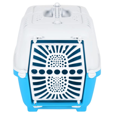 VIDAXL -Reisekorb 48x31.5x33 cm Polypropen weiß und blau