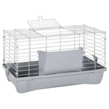 Vidaxl Animal Loft Smalltiere 58x32x31 cm Polypropen und Metallgrau
