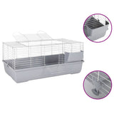 Vidaxl Animal Loft Small Animals 100x53x46 cm Polypropen Metal Grey