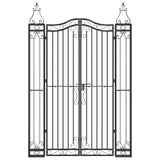 Vidaxx Tor 121x8x180 cm Schmiedeeisen schwarz