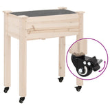 VidaXL Räder für Pflanzgefäß 4 Stück 8x3,5x8 cm Eisen schwarz