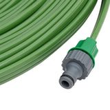 Vidaxl Sprühschlauch 3-Rohr PVC 15 m grün