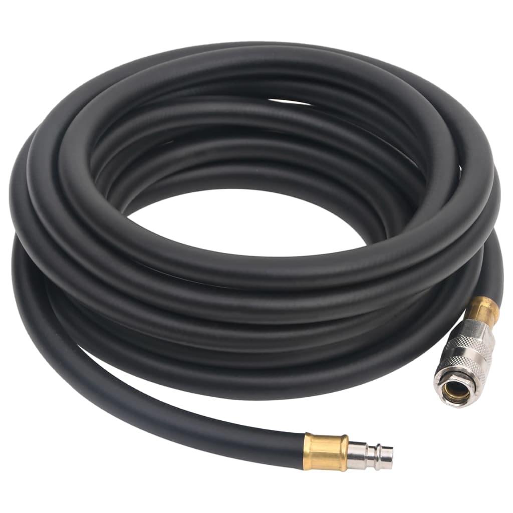Vidaxx Luftschlauch Hybrid 0,6'' 10 m Gummi und PVC schwarz