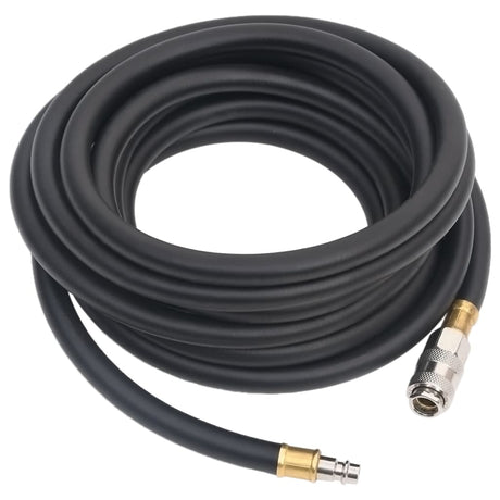 Vidaxx Luftschlauch Hybrid 0,6'' 10 m Gummi und PVC schwarz