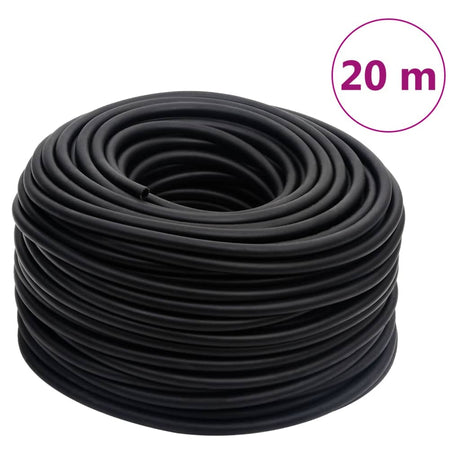 VidaXL Luftschlauch Hybrid 0,6'' 20 m Gummi und PVC schwarz