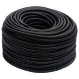 VidaXL Luftschlauch Hybrid 0,6'' 20 m Gummi und PVC schwarz